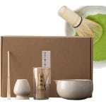 Gardes Set - Keuken Accessoires - Thee Ceremonie - Traditioneel Vakmanschap - 34 x 23 cm - Wit