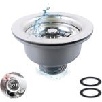 Geavanceerde RVS Zeef voor Keuken Gootsteen | Afvalmand en Afvoer Accessoires (114mm)