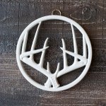 Gietijzeren Onderzetter - Keuken Accessoire - Bescherming Tafel - Geëmailleerd Gietijzer - 20 cm - Middernacht Chroom