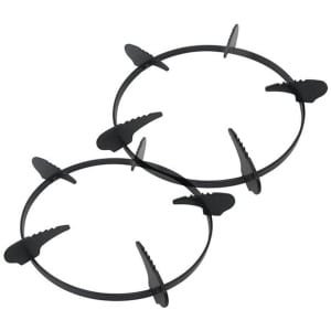 Gietijzeren woksteunring, 2 stuks woksteunrek, gasfornuishoes, kookplaten, kookplaten, wokrek, woksteunstandaard, keuken, gasfornuisrek, accessoires