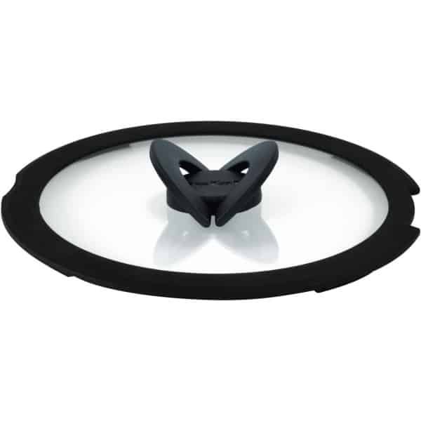 Glazen Pan Deksel - Keuken Accessoire - Snel Koken - Inklapbare Handgreep - 16 cm Diameter - Transparant