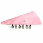 Go Go Gadget - Spuitzak - Herbruikbaar - Inclusief 6 opzetstukken - Keuken accessoires - Icing - Slagroom - Garneerspuit - 1 set - Roze