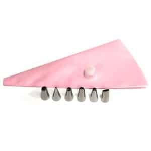 Go Go Gadget - Spuitzak - Herbruikbaar - Inclusief 6 opzetstukken - Keuken accessoires - Icing - Slagroom - Garneerspuit - 1 set - Roze