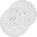 Gootsteenzeil - 2 stuks - Gootsteenmat Rond - Rubber - Afdruipmat - Spoelbakmat - Afdruipmat voor gootsteen - Keuken Accessoires - Geschikt voor werkbladen en pottenrekken - 30 cm - Wit