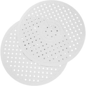 Gootsteenzeil - 2 stuks - Gootsteenmat Rond - Rubber - Afdruipmat - Spoelbakmat - Afdruipmat voor gootsteen - Keuken Accessoires - Geschikt voor werkbladen en pottenrekken - 30 cm - Wit