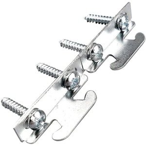 Gordijn Rod Beugel 4 stuks Gordijn Haak Accessoires Midden Ondersteuning Gordijn Rod Beugel Zilver - Gordijnstangen Set - Ophang Haakjes - Universeel toepasbaar - Grijs - Woonkamer Slaapkamer Keuken.