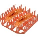 Grillrooster Airfryer - Keuken Accessoire - Knapperig Bakken - Anti-aanbaklaag - 19 x 19 x 6 cm