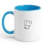 Hacebo® - Koken koffiebeker blauw - Kok - Beste kok - thee mok - koffie beker - Chef - Keuken - Bakken - Cadeau - Accessoires - koffiemok - 350 ML inhoud