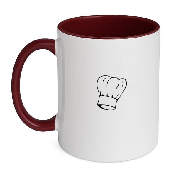Hacebo® - Koken koffiebeker bordeaux - Kok - Beste kok - thee mok - koffie beker - Chef - Keuken - Bakken - Cadeau - Accessoires - koffiemok - 350 ML inhoud
