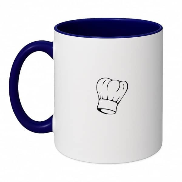 Hacebo® - Koken koffiebeker donker blauw - Kok - Beste kok - thee mok - koffie beker - Chef - Keuken - Bakken - Cadeau - Accessoires - koffiemok - 350 ML inhoud