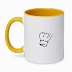 Hacebo® - Koken koffiebeker goudgeel - Kok - Beste kok - thee mok - koffie beker - Chef - Keuken - Bakken - Cadeau - Accessoires - koffiemok - 350 ML inhoud