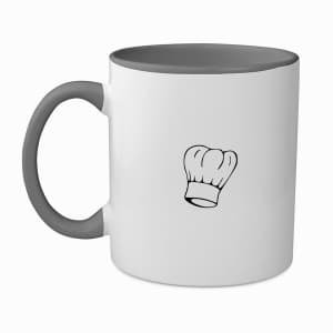 Hacebo® - Koken koffiebeker grijs - Kok - Beste kok - thee mok - koffie beker - Chef - Keuken - Bakken - Cadeau - Accessoires - koffiemok - 350 ML inhoud