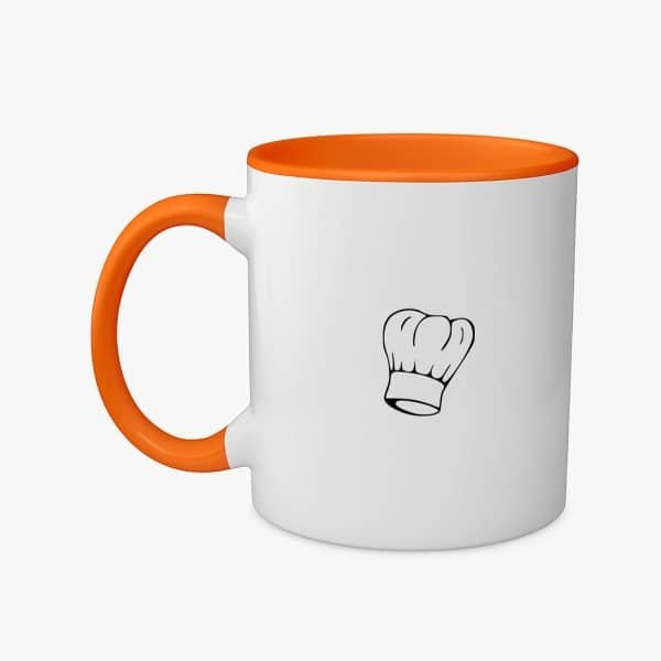 Hacebo® - Koken koffiebeker oranje - Kok - Beste kok - thee mok - koffie beker - Chef - Keuken - Bakken - Cadeau - Accessoires - koffiemok - 350 ML inhoud