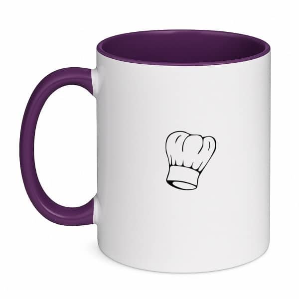 Hacebo® - Koken koffiebeker paars - Kok - Beste kok - thee mok - koffie beker - Chef - Keuken - Bakken - Cadeau - Accessoires - koffiemok - 350 ML inhoud