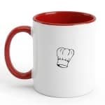 Hacebo® - Koken koffiebeker rood - Kok - Beste kok - thee mok - koffie beker - Chef - Keuken - Bakken - Cadeau - Accessoires - koffiemok - 350 ML inhoud