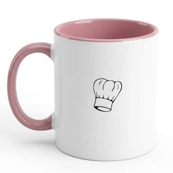 Hacebo® - Koken koffiebeker roze - Kok - Beste kok - thee mok - koffie beker - Chef - Keuken - Bakken - Cadeau - Accessoires - koffiemok - 350 ML inhoud