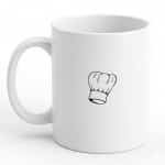 Hacebo® - Koken koffiebeker wit - Kok - Beste kok - thee mok - koffie beker - Chef - Keuken - Bakken - Cadeau - Accessoires - koffiemok - 350 ML inhoud