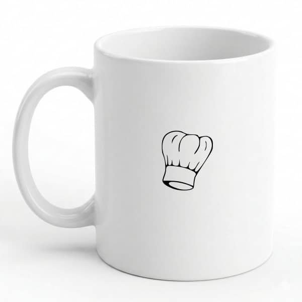 Hacebo® - Koken koffiebeker wit - Kok - Beste kok - thee mok - koffie beker - Chef - Keuken - Bakken - Cadeau - Accessoires - koffiemok - 350 ML inhoud