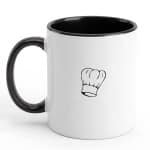 Hacebo® - Koken koffiebeker zwart - Kok - Beste kok - thee mok - koffie beker - Chef - Keuken - Bakken - Cadeau - Accessoires - koffiemok - 350 ML inhoud