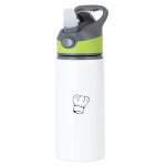 Hacebo® - Koken waterfles met rietje groen - Kok - Beste kok - Chef - Keuken - Bakken - Cadeau - Accessoires - water fles - 650ML