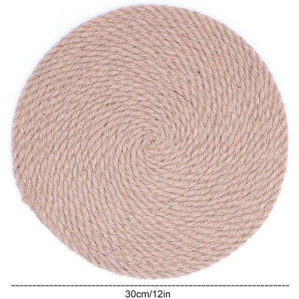 Handgeweven Rotan Isolatie Pads voor Warme Pannen - Set van 4 Onderzetters - Eetkamer en Keuken Accessoires