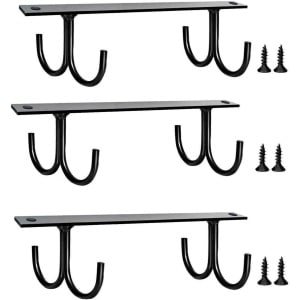 Hangende kopjeshouders 3 stuks in zwart, keuken accessoires voor koffiemokken