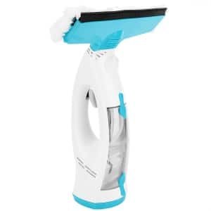 JGS Premium - Elektrische Raamreiniger - 2-in-1 Glazen Reinigingsborstel - Multifunctioneel Schoonmaakgereedschap voor Sprankelende Resultaten - Schermreiniger voor Thuis Keuken - Praktisch Hulpmiddel (Blauw)