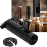 JGS Premium - Wijnflesopener Kurkentrekkerset voor Keuken en Bar - Foliesnijder Inclusief - Gemakkelijk Wijnflessen Openen - Ideaal Voor Wijnliefhebbers - Handige Bar Accessoire