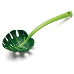 Jungle Lepel Monstera Ladle - BPA-vrij hoog hittebestendig Nylon voor het koken voor Nonstick kookgerei Keukengerei en keukengerei, keukengeschenken en gadgets, schattig