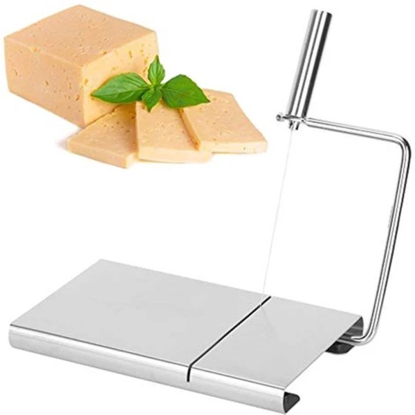 Kaas Snijplank Met Guillotine, Huishoudelijke RVS Kaas Ham Boter Snijder Met Snijdraad Keuken Accessoire