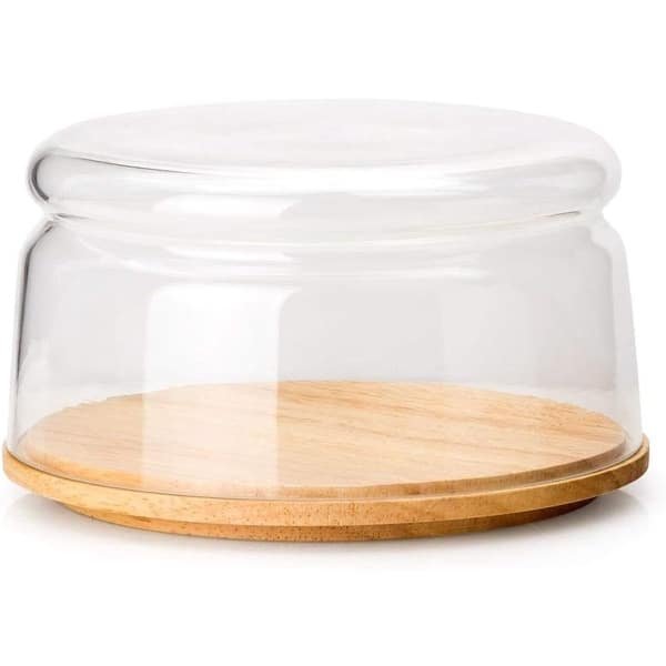 Kaaskoepel Plat - Serveerschaal Hout - Keuken Accessoire - 100% Natuurlijk Materiaal - One Size - Lichtbruin