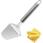 Kaasschaaf - RVS - Groenteschaaf - Groentesnijder - Vaatwasserbestendige kaasschaaf - Cadeautip - Keukengerei - Keuken accessoires - voor kaas, chocolade, boter - zilver