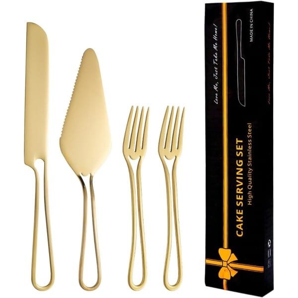 Kaassnijder Set - Keuken Accessoires - Kaas Snijden - Ergonomisch Handvat - 264 Centimeter - Goud