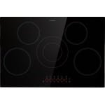 Klarstein keramische kookplaat, fornuis met 5 kookvelden, 8200 W kookplaat, modern inbouwfornuis, elektrische kookplaat, elektrisch fornuis met boost functie, kookplaat voor de keuken, glaskeramische kookplaat 80 cm