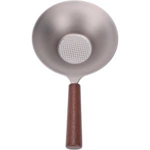 Kleine Lichtgewicht Fijne Zeef voor Losse Thee met Houten Handvat - Ideaal voor Thee Accessoires en Keuken Gebruik