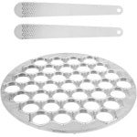 Knoedel Vorm - Vorm Lepel - Keuken Accessoires - Duurzaam Metaal - 25 Cm - Staal Kleur