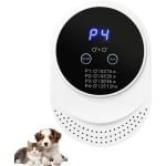 Kraftverdia - Ozon geurverwijderaar voor sterke geuren, elektrische luchtverfrisser voor thuis, ionisator, luchtreiniger met ozon voor slaapkamer, toilet, keuken, schoenen, rook, auto, kantoor