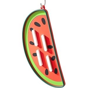 Lepelhouder - Keuken Accessoire - Aanrecht Organisatie - Zachte Rubber - 19.5 x 8.5 cm - Rood