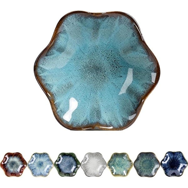 Lepelhouder Lotusblad - Keuken Accessoire - Eten Serveren - Duurzaam Keramiek - 10.7cm - Turquoise