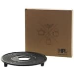 MPLCo - Gietijzeren Onderzetter - Hittebestendige Panonderzetter - Cast Iron Trivet - voor Pannen & Theepotten - Duurzaam & Antislip - Keuken Accessoire - Ø13 x 2 cm - Zwart