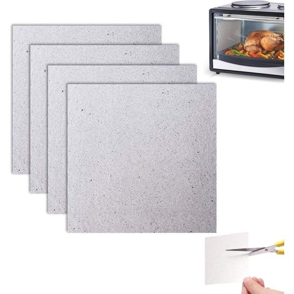 Magnetron Deksel - Keuken Accessoires - Voorkom Morsen - Set van 4 - 13x13cm