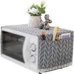 Magnetron Stofkap - Keuken Accessoire - Magnetron Beschermen - Met Opbergvakken - 30 x 90 cm - Grijs