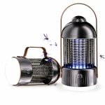 Meedeer Insectenlamp-360°Anti Muggenlamp-Type-c Elektrische UV insectendoder-Drie verlichtingsmodi (UV, warm licht, zaklamp)-Voor Thuis, Keuken, Balkon, Terras