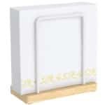 Metalen Servet Houder Wit voor Tafel - Servetten Stand voor Keuken Accessoires