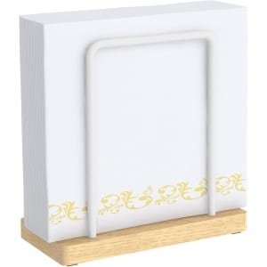 Metalen Servet Houder Wit voor Tafel - Servetten Stand voor Keuken Accessoires