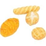 Miniatuur Broodjes - Poppenhuis Decoratie - Keuken Accessoires - Realistisch Clay Materiaal - 1:12 Schaal - 4 Stuks