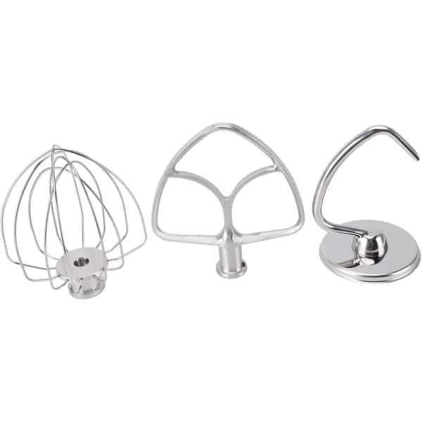 Mixer Accessoires Set - Keuken Gereedschap - Efficiënt Bakken - Roestvrij Staal - 3 Delig