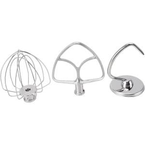 Mixer Accessoires Set - Keuken Gereedschap - Efficiënt Bakken - Roestvrij Staal - 3 Delig