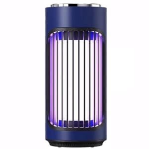 Muggenlamp-360°Antimuggen lamp-USB Elektrische UV insectendoder-Muggenvanger-Insectenlamp-Insectenvanger-Muggenmoordenaarlamp Voor Thuis, Keuken, Restaurant, Bakkerij, Balkon, Terras, (Kleur:Blauw)
