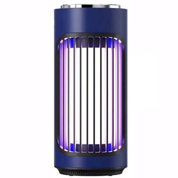 Muggenlamp-360°Antimuggen lamp-USB Elektrische UV insectendoder-Muggenvanger-Insectenlamp-Insectenvanger-Muggenmoordenaarlamp Voor Thuis, Keuken, Restaurant, Bakkerij, Balkon, Terras, (Kleur:Blauw)
